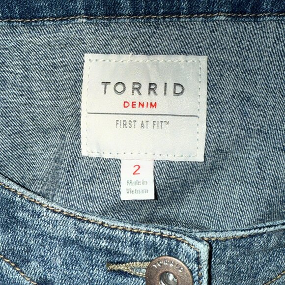 Torrid Denim Jacket Size XXL - Picture 7 of 7